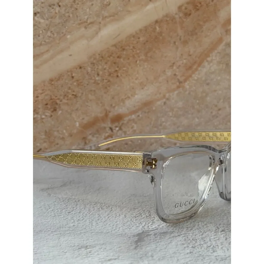 NEW Gucci GG2066O Transparent Clear Cat Eye Eyeglasses Frames